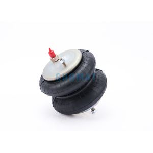 China Firestone Bellows NO.20-2 Rubber Air Spring With Two Pillars Stick Nuts On Each Plate supplier