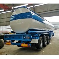 China Aluminium Fuel Tanker Trailer Truck Manufacturers 3 Axle Gasoline Crude Oil Trailer on sale