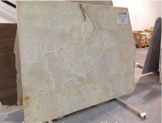 Polished Translucent Backlit Marble White Onyx Slab For Sale Jade Onyx Slab Manufacturer From China