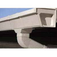 China Vinyl Rain Gutters Plastic PVC Rain Gutters Pipes OEM For Roof on sale