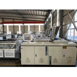 China Conical Twin Screw Extruder PVC Plastic Extruder Machinery 100kg/H-350kg/H supplier