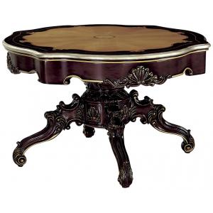 China French style round dining table, hand carved luxury dining table supplier