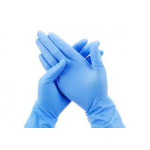 Medical Disposable Blue Nitrile Gloves Powder Free Safety Examination Gloves