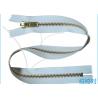 Long Metal 8# Golden Big Teeth Zipper Close End White Tape For Garment / Textile