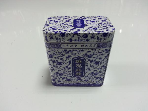 Botes rectangulares del té de la lata para el embalaje del té de Tieguanyin y de