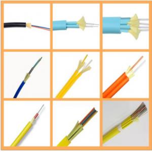 High Strength Breakout Outdoor Fiber Optic Cable , Multi Fiber Optic Distribution Cable