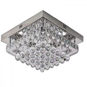LED Luxury Modern Ceiling Crystal Pendant Light Remote Control Color For Living Room