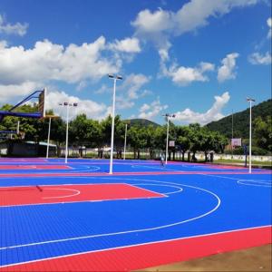 Outdoor Interlocking Polypropylene Floor Tiles For Basketball Tennis Court