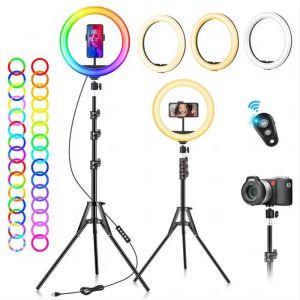 China LED RGB Fill Light Adjustable 2700k-7000k 11w LED Ring Fill Light For Live Video wholesale