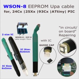 China WSON  POGO PIN ADAPTER with guide cap for in-circuit ECU mileage programmer connect cable supplier