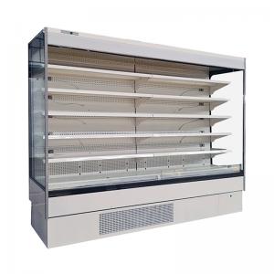 China Commercial Upright Supermarket Open Display Fridge with Adjustable Shelving supplier