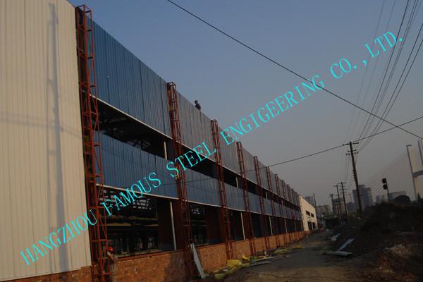 Galvanized Steel Structure Pre-engineered Buildings With Wall Cladding Panel