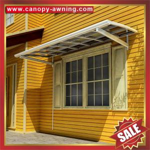 outdoor villa house building patio gazebo window door aluminum polycarbonate pc awning canopy canopies cover kits