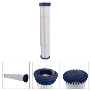 China PU Top Pleated Filter Cartridge , Polyester Media Synthetic Air Filter wholesale