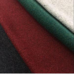 100% Wool Dralon Fabric 820G 1.5m White Cotton Polyester Blend Fabric