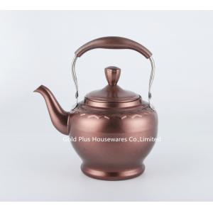 1L.1.5L,2L New arrival stainless steel coffee kettle stovetop tea pot with strainer bronze color coffee pot