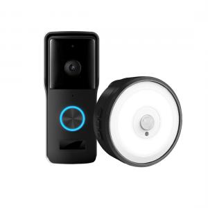 Outdoor Battery Wi-Fi Video Doorbell Camera with PIR Night Light Door Chime(WF005-708BD)