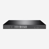 China Layer 2 16 Port Gigabit PoE Managed Switch With 2 Gigabit SFP Ports SR-SG2218FP on sale