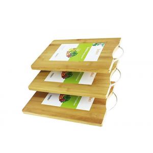 China Professional Bamboo Kitchen Supplies Cherry Wood Bamboo Chopping Board Set 3 Piece supplier