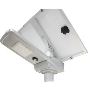 China Batterie au lithium actionnée solaire imperméable de réverbère d'IP65 80W LED 12V/480WH supplier