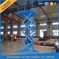 China 1 Ton Stationary Hydraulic Scissor Lift for Home Use 1.6m x 1.2m Platform size on sale