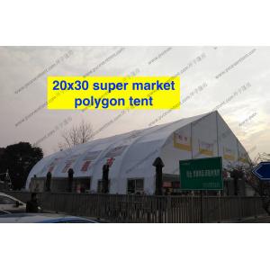 Heat Resistant TFS Tent Easy Assembled With Inflaming Retarding White PVC Fabric