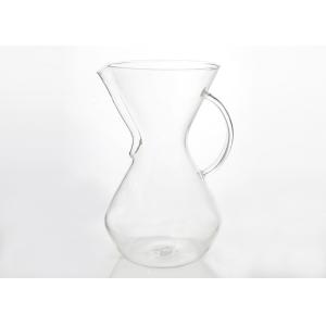 China Facile résistant à la chaleur de café de pot en verre transparent fait sur commande de fabricant à nettoyer supplier