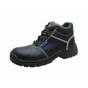 China Real Leather Upper Suede Work Shoes PU Injection Outsole With Double Density wholesale