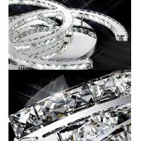 China Postmodern Bedroom Led Crystal Wall Lamp 24W Height 28cm on sale