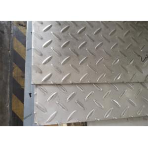 China 4mm Stainless Steel Checkered Plate 321 304 Hairline Mirror Finished supplier