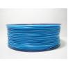 High Strength Blue ABS 3D Printer Filament 1.75mm / 3mm Diameter Low Warping