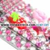 Cute Diamond Rhinestone Bling Hard Case for iPhone 4 / 4S (Pink)