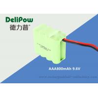 China AAA 800mAh 9.6V NiMH Rechargeable Battery Pack UL / CE Approved on sale