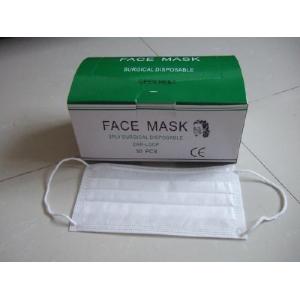 China Safety Protective Disposable Nose Mask , Earloop Medical Mask Anti Dust supplier