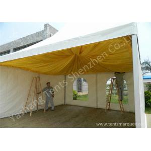 China French Type Stainless Frame high peak pole tent , aluminum canopy tent with Linings supplier