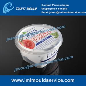 280ml thin wall plastic food packaging containers mould, 280ml thin wall sauce containers