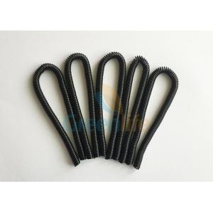 Soft Expandable / Retractable Coil Cord 20CM Long For Pen Lock , Black Colour