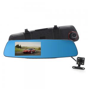 China HD Mstar 5 Inch Car Dvr Rear View Mirror 140 Degree Wide Angle With Lcd Screen 99142 supplier