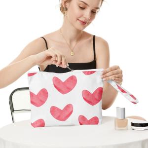 Waterproof Large Capacity Travel Cosmetic Bag Zipper Pouch For Women