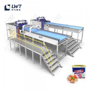 China Canned Meat Processing Lines Sardines Corned Beef Pork Canning Production Packaging Equipment supplier