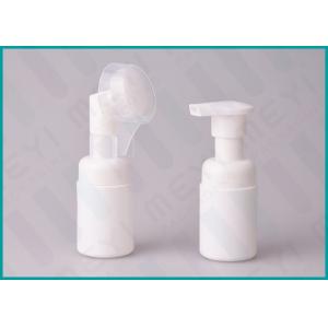 30 ML Round White Foam Soap Pump Bottle With Brush Head For Shaving Liquid