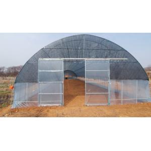 HDPE Covering Tunnel Greenhouse Single Span Greenhouse Humidity 50%-90%