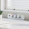 Boente eu power plug table clamp mount outlet / movable desk socket mounting tabletop socket