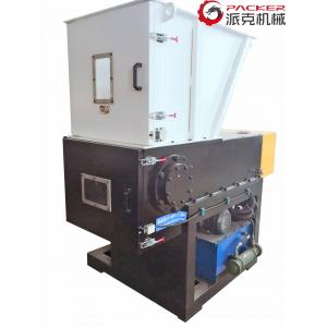 China Single Industrial Plastic Shredder Low Noise High Performance Blades Hydraulic Feed supplier