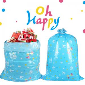 56 Inch LDPE Giant Gift Bags With String And Tag For Holiday Birthday