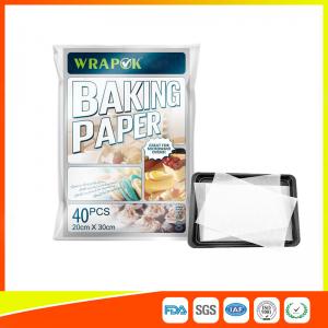 China Waterproof Baking Paper Sheets / Non Toxic Parchment Paper Heat Resistant 20 * 30cm wholesale