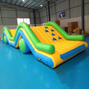 China Bounica Floating Inflatable Water Slide With TUV Certificate supplier