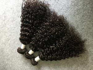 China Soft Curly Peruvian Human Hair Weave No Tangle And Shedding For Girls on sale 