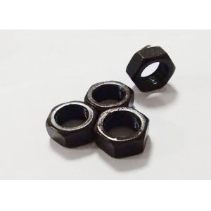 China Black 18mm Fine Thread Nut , M18 Hex Nut 1.5mm Pitch High Precision Fastener supplier