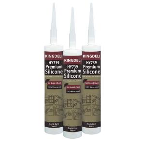 Acetic Construction Silicone Sealant With White Black Transparent Color